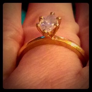 Nevada Silver Mine sterling silver and QZ Ring